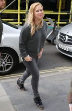 AMY SCHUMER Out and About in London 04/27/2017