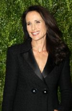 ANDIE MACDOWELL at Chanel Artists Dinner at Tribeca Film Festival in New York 04/24/2017