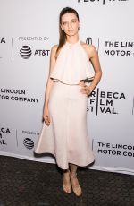 ANGELA SARAFYAN at Intent to Destroy Premiere at 2017 Tribeca Film Festival 04/25/2017