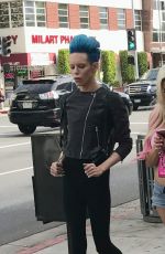 ANGELIQUE FRENCHY MORGAN Out and About in Beverly Hills 04/05/2017