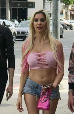 ANGELIQUE FRENCHY MORGAN Out and About in Beverly Hills 04/05/2017