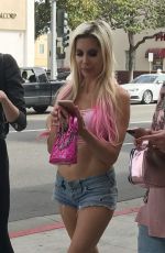 ANGELIQUE FRENCHY MORGAN Out and About in Beverly Hills 04/05/2017