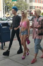ANGELIQUE FRENCHY MORGAN Out and About in Beverly Hills 04/05/2017