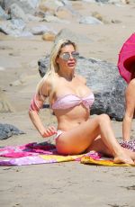 ANGLEIQUE FRENCHY MORGAN and PHOEBE PRICE on the Set of a Photoshoot in Malibu 04/09/2017