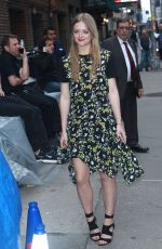 ANNA BARYSHNIKOV Arrives at Late Show with Stephen Colbert in New York 04/27/2017