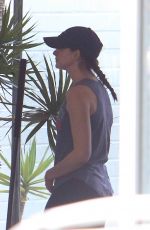 ANNE HATHAWAY at a Gym in West Hollywood 04/11/2017