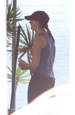 ANNE HATHAWAY at a Gym in West Hollywood 04/11/2017