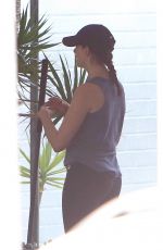 ANNE HATHAWAY at a Gym in West Hollywood 04/11/2017