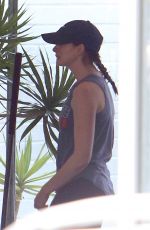 ANNE HATHAWAY at a Gym in West Hollywood 04/11/2017