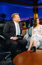 ANNE HATHAWAY at Late Late Show with James Corden in Los Angeles 04/20/2017
