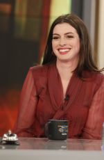 ANNE HATHAWAY at The View 04/20/2017