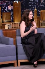 ANNE HATHAWAY at Tonight Show Starring Jimmy Fallon 04/17/2017