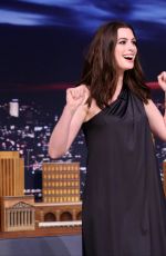 ANNE HATHAWAY at Tonight Show Starring Jimmy Fallon 04/17/2017