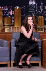 ANNE HATHAWAY at Tonight Show Starring Jimmy Fallon 04/17/2017