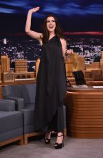 ANNE HATHAWAY at Tonight Show Starring Jimmy Fallon 04/17/2017