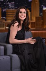 ANNE HATHAWAY at Tonight Show Starring Jimmy Fallon 04/17/2017