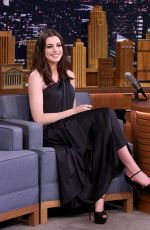 ANNE HATHAWAY at Tonight Show Starring Jimmy Fallon 04/17/2017