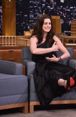 ANNE HATHAWAY at Tonight Show Starring Jimmy Fallon 04/17/2017