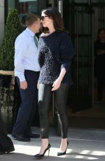 ANNE HATHAWAY Out in New York 04/18/2017