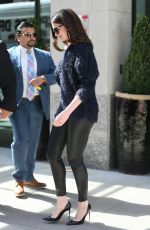 ANNE HATHAWAY Out in New York 04/18/2017