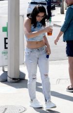 ARIEL WINTER in Ripped Jeans Out in Los Angeles 04/10/2017