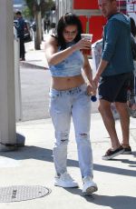ARIEL WINTER in Ripped Jeans Out in Los Angeles 04/10/2017