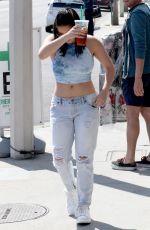 ARIEL WINTER in Ripped Jeans Out in Los Angeles 04/10/2017