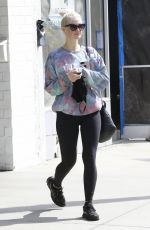 ASHLEE SIMPSON Leaves a Gym in Studio City 04/07/2017
