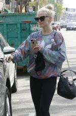 ASHLEE SIMPSON Leaves a Gym in Studio City 04/07/2017