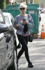 ASHLEE SIMPSON Leaves a Gym in Studio City 04/07/2017