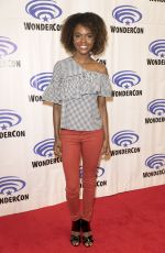 ASHLEIGH MURRAY at Riverdale Press Room at WonderCon in Anaheim 03/31/2017\