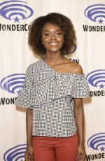 ASHLEIGH MURRAY at Riverdale Press Room at WonderCon in Anaheim 03/31/2017\