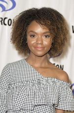 ASHLEIGH MURRAY at Riverdale Press Room at WonderCon in Anaheim 03/31/2017\