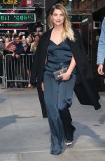 ASHLEY BENSON Arrives at Good Morning America in New York 04/18/2017