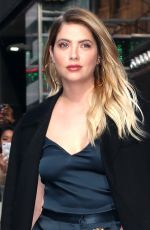 ASHLEY BENSON Arrives at Good Morning America in New York 04/18/2017