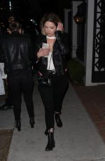 ASHLEY BENSON at Gracias Madre in West Hollywood 04/13/2017