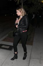 ASHLEY BENSON at Gracias Madre in West Hollywood 04/13/2017