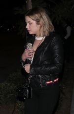 ASHLEY BENSON at Gracias Madre in West Hollywood 04/13/2017