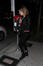 ASHLEY BENSON at Gracias Madre in West Hollywood 04/13/2017
