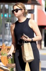 ASHLEY BENSON in Tights Out in Beverly Hills 04/05/2017