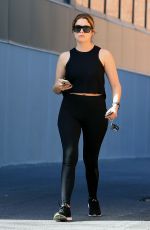 ASHLEY BENSON in Tights Out in Beverly Hills 04/05/2017