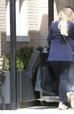 ASHLEY BENSON Leaves Barneys in Beverly Hills 04/14/2017