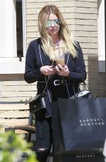 ASHLEY BENSON Leaves Barneys in Beverly Hills 04/14/2017