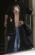 ASHLEY BENSON Leaves Viceroy Hotel in Los Angeles 04/13/2017