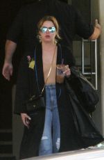 ASHLEY BENSON Leaves Viceroy Hotel in Los Angeles 04/13/2017