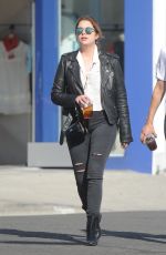 ASHLEY BENSON Out and About in Los Angeles 03/31/2017