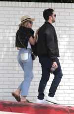 ASHLEY BENSON Out and About in West Hollywood 04/09/2017