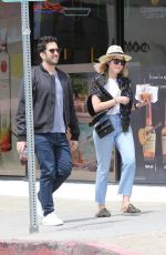 ASHLEY BENSON Out and About in West Hollywood 04/09/2017