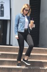 ASHLEY BENSON Out for Coffee in Los Angeles 04/10/2017