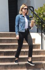 ASHLEY BENSON Out for Coffee in Los Angeles 04/10/2017